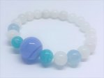 アゼツライト8mm with blue アゼツライト8mm with blue